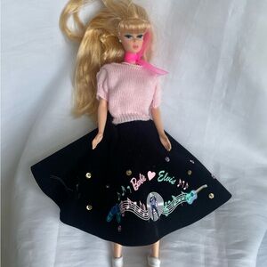 VTG Barbie Loves Elvis Collector Edition Mattel Doll